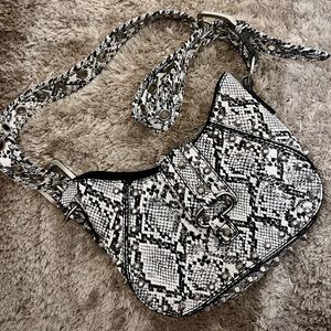 snakeskin snap close purse from urban!